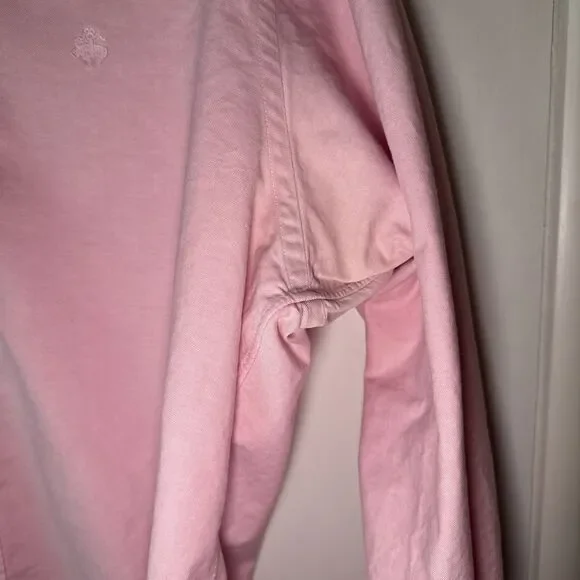 VTG Brooks Brothers Jeffrey Pink Button Down Cotton Logo Oxford Shirt USA | XL - Picture 4 of 11